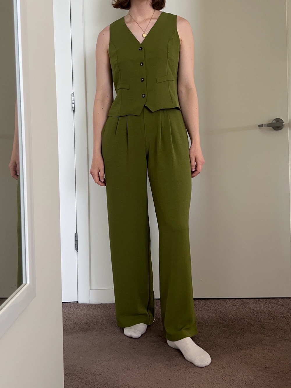 Olive Green Women’s Matching Set